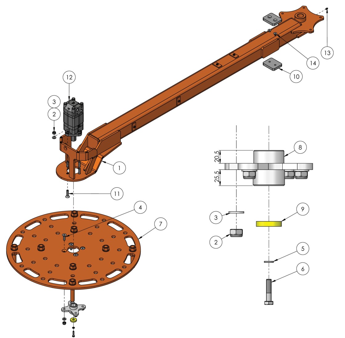 Loctite gebruiken op POS 6